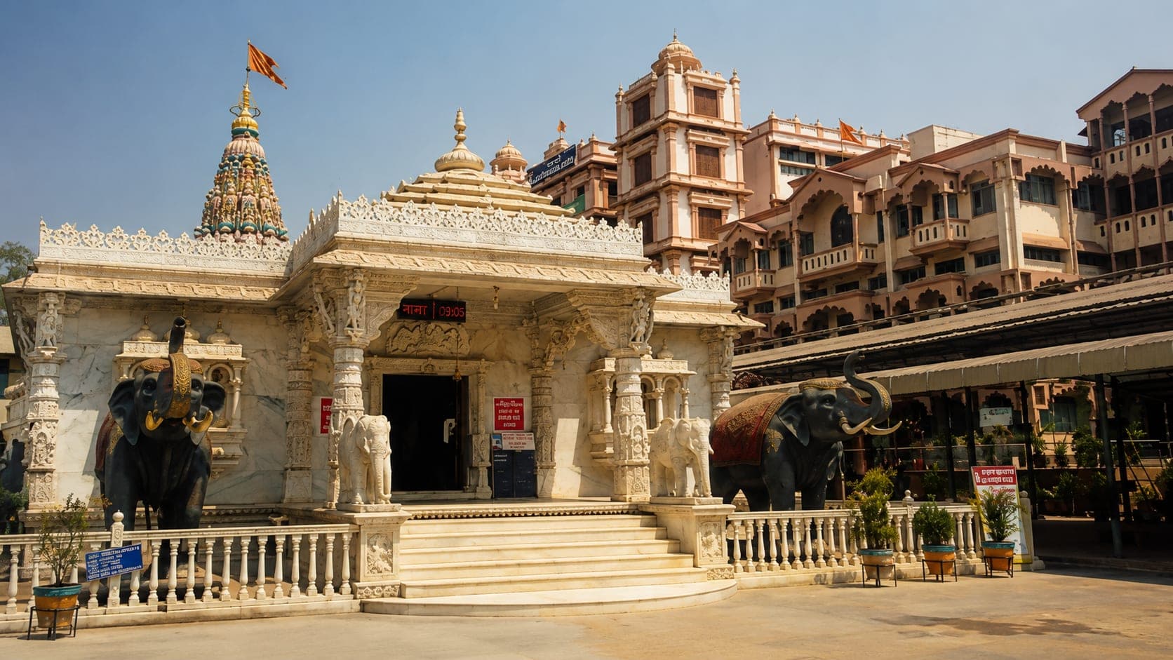 Shri Sant Balumama Temple exterior in Admapur